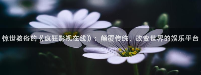 山外人精品影院洋洋av：惊世骇俗的《疯狂影视在线》：颠覆传统、改变世界的娱乐平台